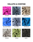 VELLUTO A COSTINE - 15 COLORI