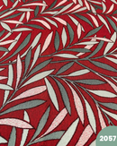 GOBELIN A METRAGGIO - 2057 FOGLIE FONDO ROSSO