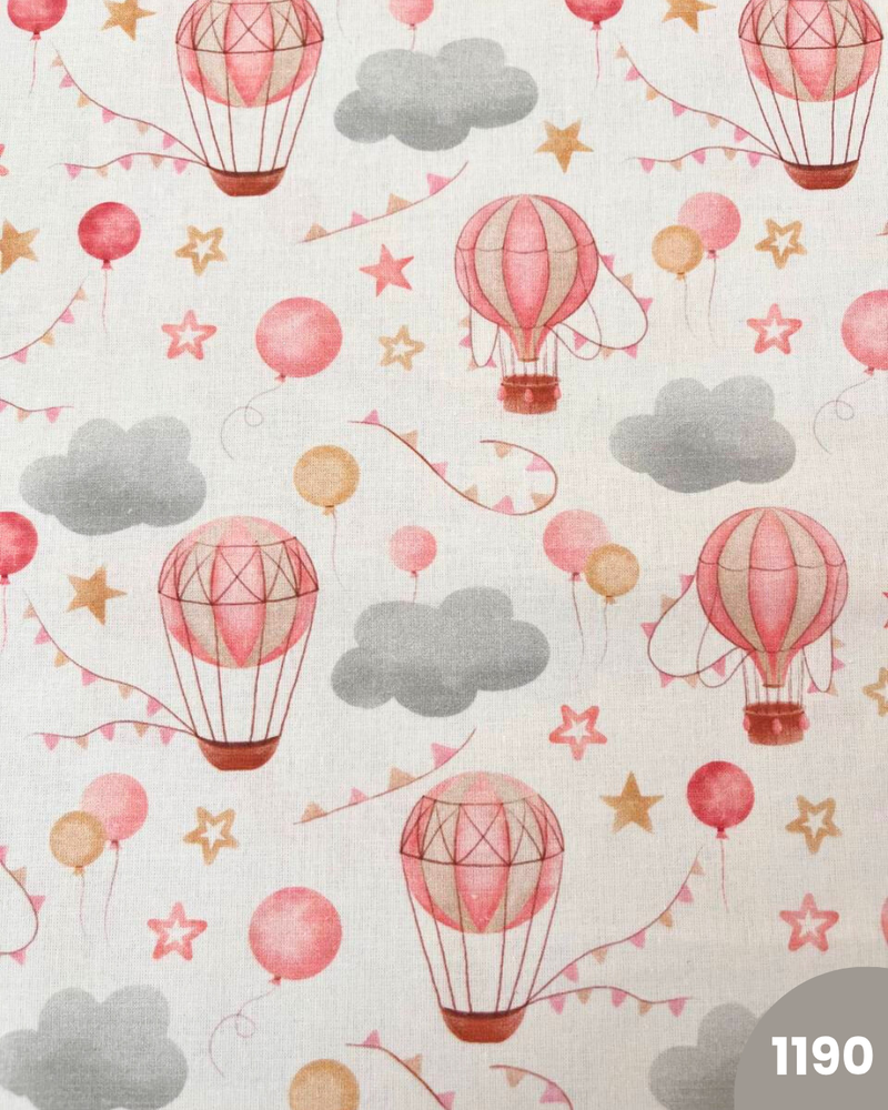 COTONE 100% - 1190 MONGOLFIERA ROSA