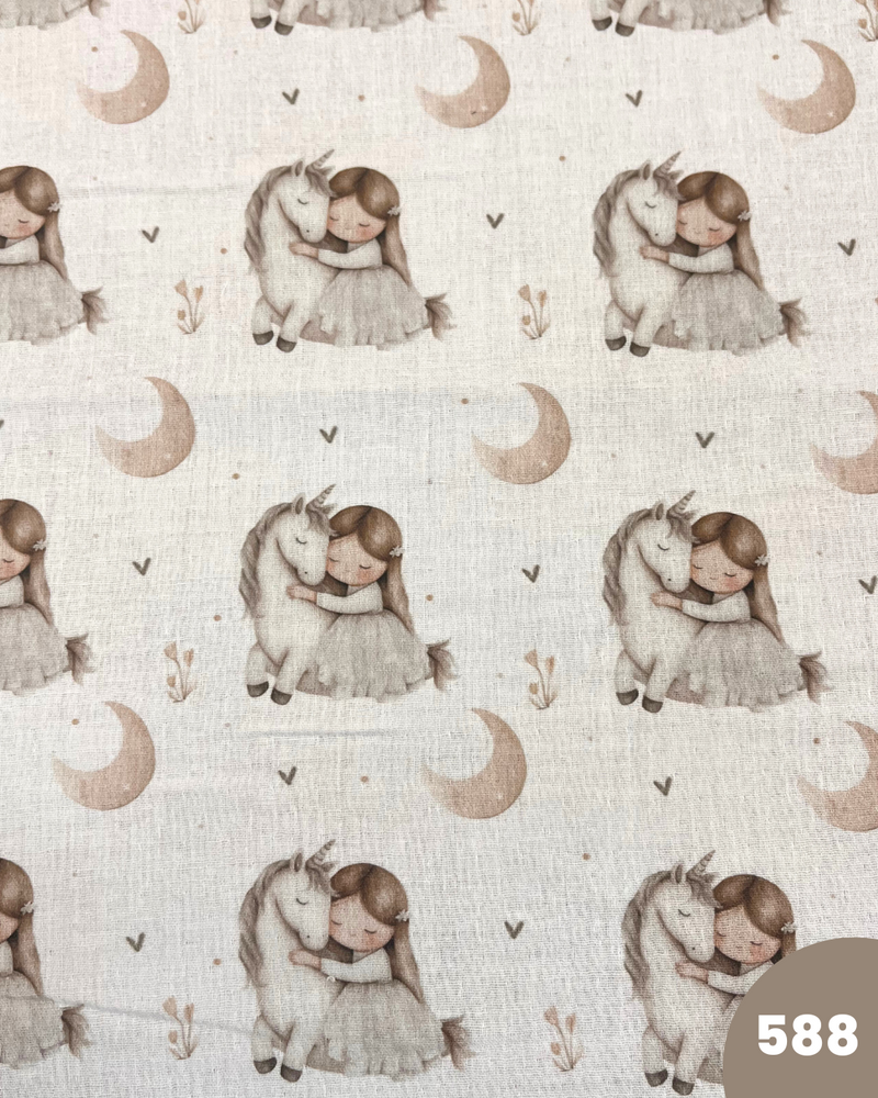 MUSSOLA DI COTONE - 588 UNICORNO