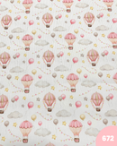 PIQUET DI COTONE - 672 MONGOLFIERA ROSA