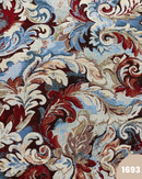 GOBELIN A METRAGGIO - 1693 ASTRATTO TONI AZZURRO E ROSSO