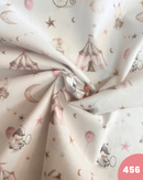 COTONE 100% - 456 CIRCO DETTAGLI ROSA