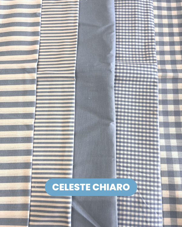 COTONE PER TOVAGLIATO H 180 CM - CELESTE CHIARO 5 VARIANTI