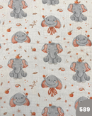 MUSSOLA DI COTONE - 589 ELEFANTE