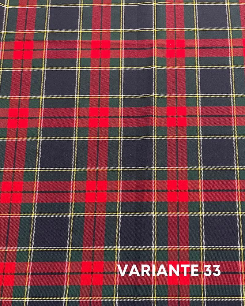 LANETTA SCOZZESE - 33 TARTAN ROSSO/BLU/VERDE