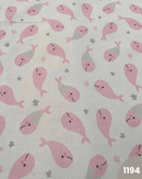 COTONE 100% - 1194 BALENA ROSA RIGA BEIGE