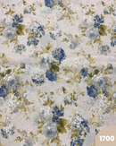 COTONE ARREDAMENTO - 1700 ROSELLINE BLU