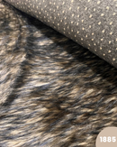 PELLICCETTA PELO LUNGO MARRONE E BEIGE
