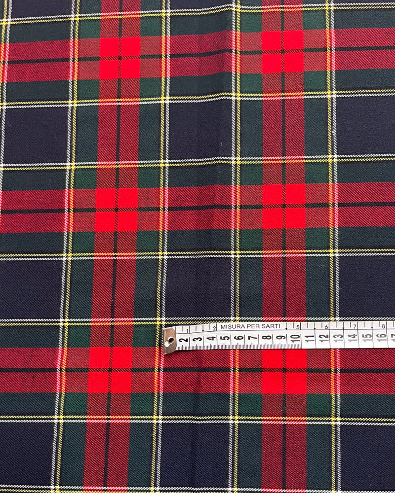 LANETTA SCOZZESE - 33 TARTAN ROSSO/BLU/VERDE