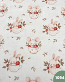 MUSSOLA DI COTONE - 1094 TAZZA CONIGLIETTO