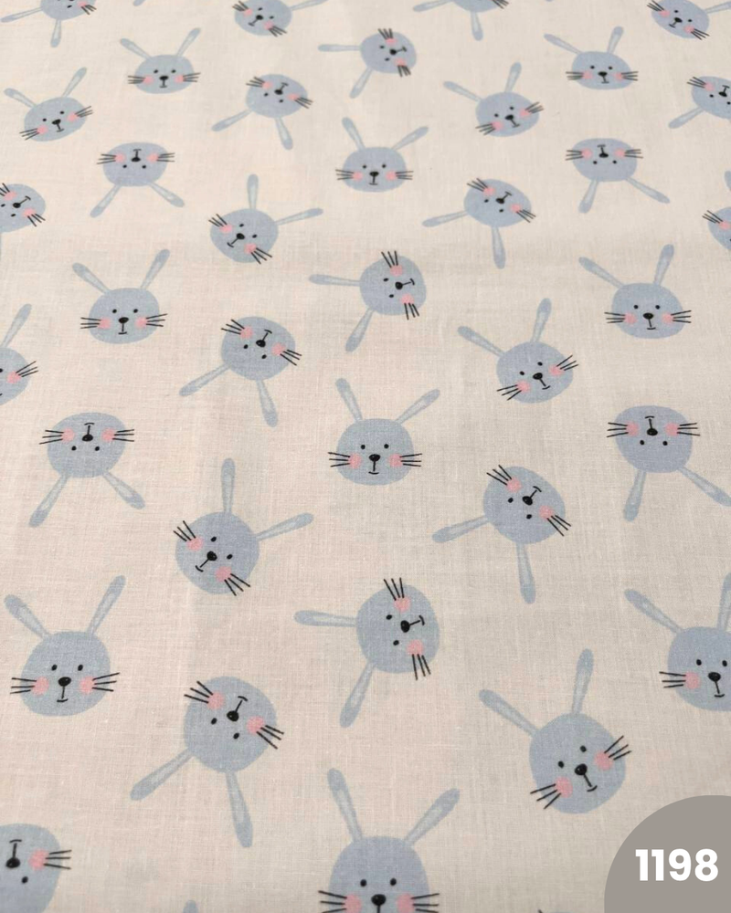 COTONE 100% - 1198 CONIGLIETTO CELESTE