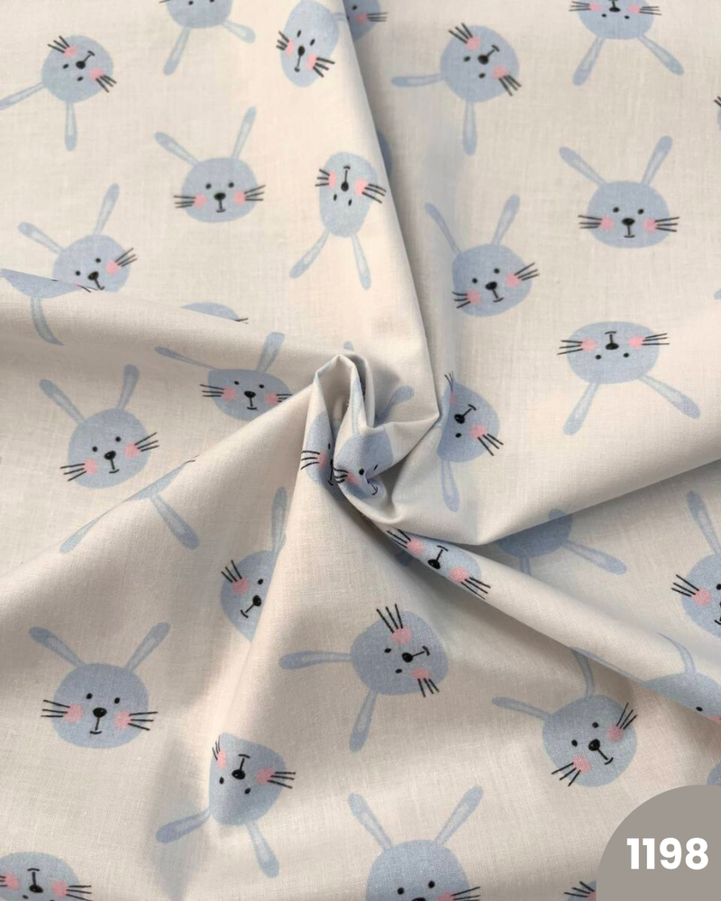 COTONE 100% - 1198 CONIGLIETTO CELESTE