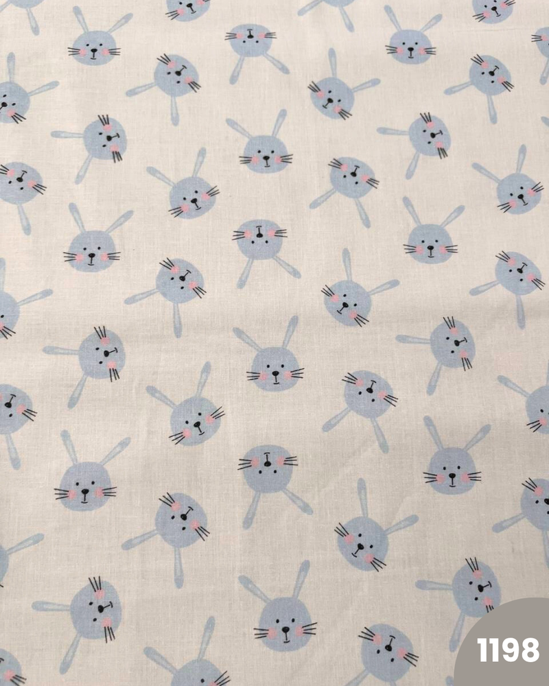 COTONE 100% - 1198 CONIGLIETTO CELESTE