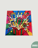 PANNELLO VELLUTO DOPPIATO - 2602 PACCHI REGALO NATALE COLORATO