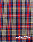 LANETTA SCOZZESE - 34 TARTAN GRIGIO/BLU