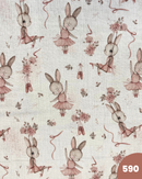 MUSSOLA DI COTONE - 590 CONIGLIETTA BALLERINA