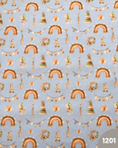 COTONE 100% - 1201 ARCOBALENO FONDO CELESTE