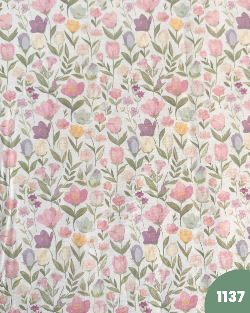 COTONE 100% - 1137 TULIPANI ROSA