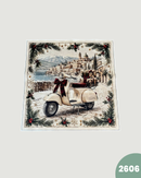PANNELLO VELLUTO DOPPIATO - 2606 VESPA NATALE