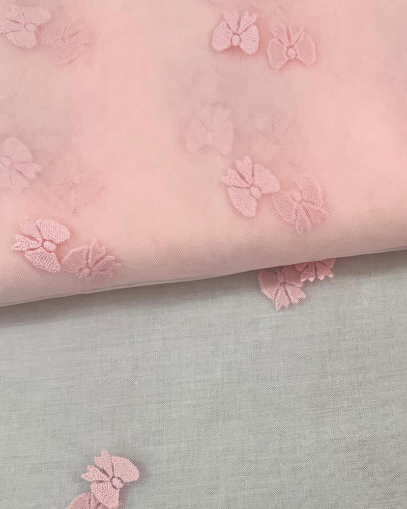 TULLE RICAMO FIOCCO