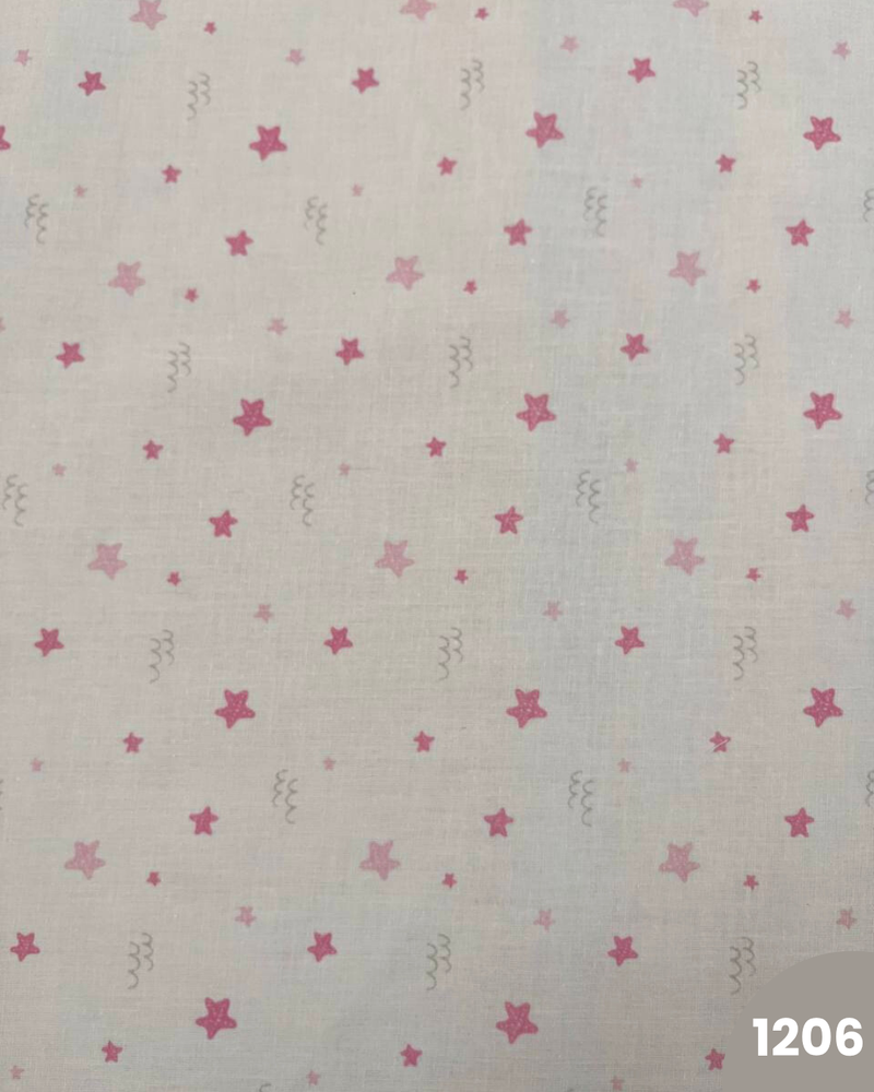 COTONE 100% - 1206 STELLINE ROSA