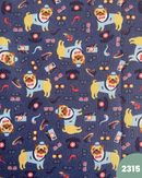 COTONE ARREDAMENTO - 2315 CANI FONDO BLU