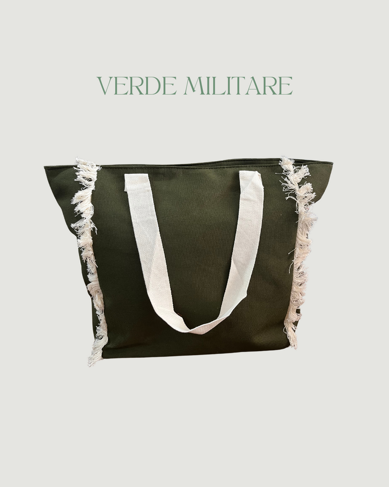 BORSA MARE CON FRANGIA - VARI COLORI