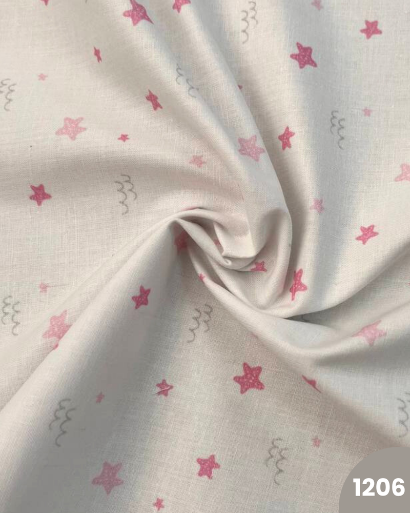 COTONE 100% - 1206 STELLINE ROSA