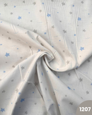 COTONE 100% - 1207 STELLINE GRIGIE E CELESTI