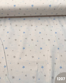 COTONE 100% - 1207 STELLINE GRIGIE E CELESTI