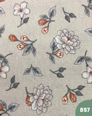 COTONE ARREDAMENTO - 857 FIORE PICCOLO FONDO BEIGE