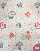 COTONE ARREDAMENTO - 859 BALLERINE FONDO BIANCO