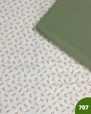 COTONE ARREDAMENTO - 707 ROSELLINA BEIGE STELO VERDE