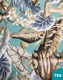 COTONE ARREDAMENTO - 734 FANTASIA MARINA FONDO CELESTE