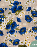 COTONE ARREDAMENTO - 2080 PAPAVERO BLU