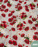 COTONE ARREDAMENTO - 2081 PAPAVERO ROSSO