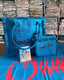 SET 3 PEZZI MARE - BORSA POCHETTE TELO