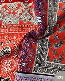 COTONE 100% - 1213 FANTASIA BANDANA ROSSA