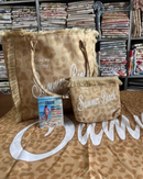 SET 3 PEZZI MARE - BORSA POCHETTE TELO