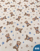 PIQUET DI COTONE - 695 ORSETTO STELLINE CELESTI