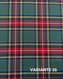 LANETTA SCOZZESE - 35 TARTAN VERDE/BLU