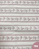 COTONE ARREDAMENTO - 795 FIORI ROSA RIGHE