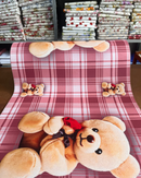 TAPPETO A METRAGGIO - ORSETTO FONDO ROSA