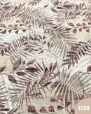 COTONE ARREDAMENTO - 1726 FOGLIE BORDEAUX