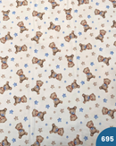 PIQUET DI COTONE - 695 ORSETTO STELLINE CELESTI