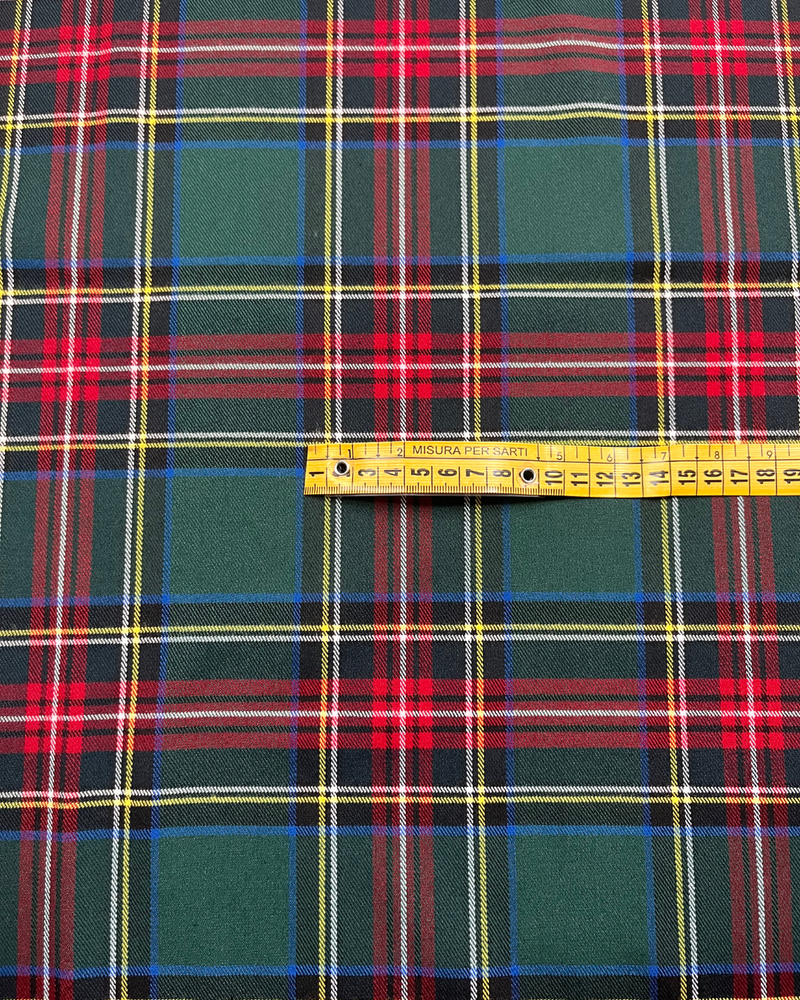 LANETTA SCOZZESE - 35 TARTAN VERDE/BLU