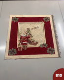 PANNELLO GOBELIN - 810 CORNICE ROSSA BABBO NATALE
