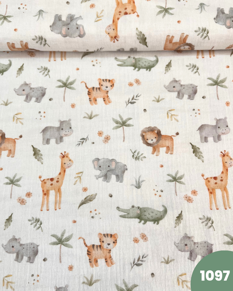 MUSSOLA DI COTONE - 1097 GIUNGLA