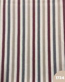 COTONE ARREDAMENTO - 1734 RIGA BEIGE / GRIGIA / BORDEAUX